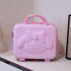 Bear Carrying Case Cartoon Luggage for Women Portable Climbing Case with Hand Gift Box for Children Storage Makeup Box 14 inches 