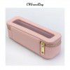 Women's New Travel Portable Leather Waterproof Transparent Wash Bag Large Capacity Makeup Brush Skincare Product Storage Bag 