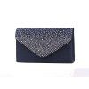 Ladies evening bag, banquet bag, silk and satin hot diamond envelope bag, hand-held bag 