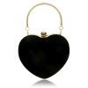 Heart shaped handbag for women's fashionable makeup bag, dinner bag, handbag 