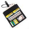 Women's Long Wallet PU Leather Wallet Clip Zipper Zero Wallet 