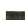New Women's Wallet Retro Fashion Long Handheld Bag PU Flower Large Capacity Wallet Change Phone Bag 
