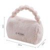 Cute Plush Makeup Bag Travel Skincare Product Storage Bag High Beauty Female Handheld Phone Storage Bag 