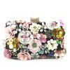 Ladies Handmade Colorful Flower Beaded Dinner Bag 