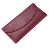 Genuine cowhide minimalist women's wallet, fashionable function wallet, long hand-held bag 