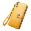 30% off wallet, mobile phone bag, long zipper, oil leather handbag, fashionable card bag, coin bag 