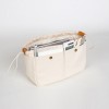 Cotton canvas storage bag inner liner storage bag organizing makeup bag 