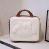 Bear Carrying Case Cartoon Luggage for Women Portable Climbing Case with Hand Gift Box for Children Storage Makeup Box 14 inches 