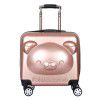 Cartoon board chassis, boys and girls, children's trolley box, 20 inch universal wheel, 18 inch travel box, password box 