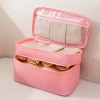 Travel underwear storage bag, portable and multifunctional organizing bag, business travel underwear and bra split storage bag 