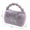 Cute Plush Makeup Bag Travel Skincare Product Storage Bag High Beauty Female Handheld Phone Storage Bag 