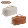 Makeup bag for women with large capacity, portable travel cosmetics, and toiletries 