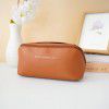 Handheld pillow makeup bag, PU pillow bag, travel storage bag, large capacity toiletries bag for women 