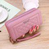 Wallet women's long handbag, mobile phone bag, double zipper large capacity bag 