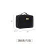 Toilet bag, makeup bag, portable large capacity cosmetic brush, transparent waterproof travel storage bag 