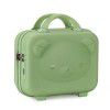 Bear Carrying Case Cartoon Luggage for Women Portable Climbing Case with Hand Gift Box for Children Storage Makeup Box 14 inches 