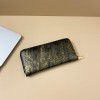 New Women's Wallet Retro Fashion Long Handheld Bag PU Flower Large Capacity Wallet Change Phone Bag 