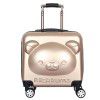 Cartoon board chassis, boys and girls, children's trolley box, 20 inch universal wheel, 18 inch travel box, password box 