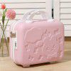 Cartoon 14 inch Makeup Box Mini Handheld Box Small Luggage Box with Gift Code Travel Box Storage Makeup Bag 