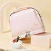 New Cake Makeup Bag with Large Capacity Dry Wet Separation Wash Bag for Travel Convenient Portable Cosmetic Storage Bag 