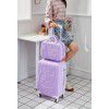 Trolley box, male and female student luggage, zipper box, leather box, boarding travel box 