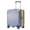 Luggage case, male business aluminum frame, female small 18 inch trolley case, universal wheel travel case, small and fresh new product 