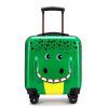 Children's suitcase with patterns, 18 inch suitcase, student suitcase, cute animal universal wheel suitcase 