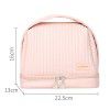 New Cake Makeup Bag with Large Capacity Dry Wet Separation Wash Bag for Travel Convenient Portable Cosmetic Storage Bag 