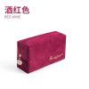 Flannel makeup storage bag can be easily carried with hands, large capacity women's storage bag 