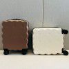 Cookie suitcase, cute student password box, lightweight children's trolley box, small size boarding box, red travel box 