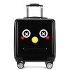 Cartoon board chassis, boys and girls, children's trolley box, 20 inch universal wheel, 18 inch travel box, password box 