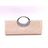 New hardware bracelet with rhinestone pleats, fashionable and classic women's bag, banquet bag, evening dress bag 