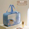 Travel toiletries bag, women's portable waterproof makeup bag, cosmetics sorting bag, swimming, fitness, bathing transparent 