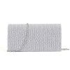 Ladies evening bag, horizontal rectangular crossbody bag, wedding evening dress, handbag 