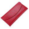 Genuine cowhide minimalist women's wallet, fashionable function wallet, long hand-held bag 