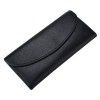 Genuine cowhide minimalist women's wallet, fashionable function wallet, long hand-held bag 