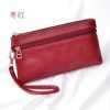 Long Wallet New Simple Soft Leather Handheld Women's Large Capacity Change Key Phone Small Bag 