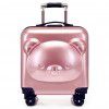 Children's suitcase, girls' small suitcase, babies' cartoon travel suitcase, boys' 18 inch luggage case 