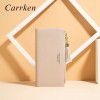 Women's Wallet Long Cross Pattern Tassel Zipper Zero Wallet 