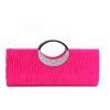 New hardware bracelet with rhinestone pleats, fashionable and classic women's bag, banquet bag, evening dress bag 
