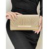 Fine Powder Banquet Bag Hardware Edge Strip Women's Handheld Bag Shell Pattern Cover Small Square Bag Party Banquet 