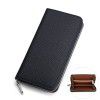 Cross Pattern Long Men's Wallet Fashion Zipper 