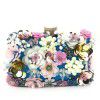 Ladies Handmade Colorful Flower Beaded Dinner Bag 