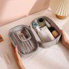 Minimalist Makeup Bag Portable Multi functional Storage Bag Large Capacity Waterproof PU Storage Bag 