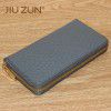 Cross Pattern Long Men's Wallet Fashion Zipper 