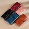 Genuine leather women's wallet, long RFID anti magnetic and anti-theft brush wallet, multiple card slots, cowhide hand-held wallet 