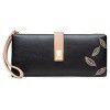 Matte retro three fold women's wallet card bag, multi-functional European and American long handheld bag 
