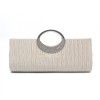 New hardware bracelet with rhinestone pleats, fashionable and classic women's bag, banquet bag, evening dress bag 