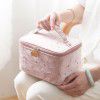 Women's Velvet Makeup Bag Travel Hand Wash Bag Velvet Cosmetic Storage Bag 