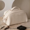 New Double Zipper High Beauty Makeup Bag, Organ Pillow Bag, PU Leather Portable Wash Bag, Travel Makeup Bag 